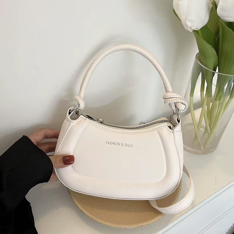Sac à main de luxe français pour femme, sacs à main pour femmes, couleur unie, texture haut de gamme