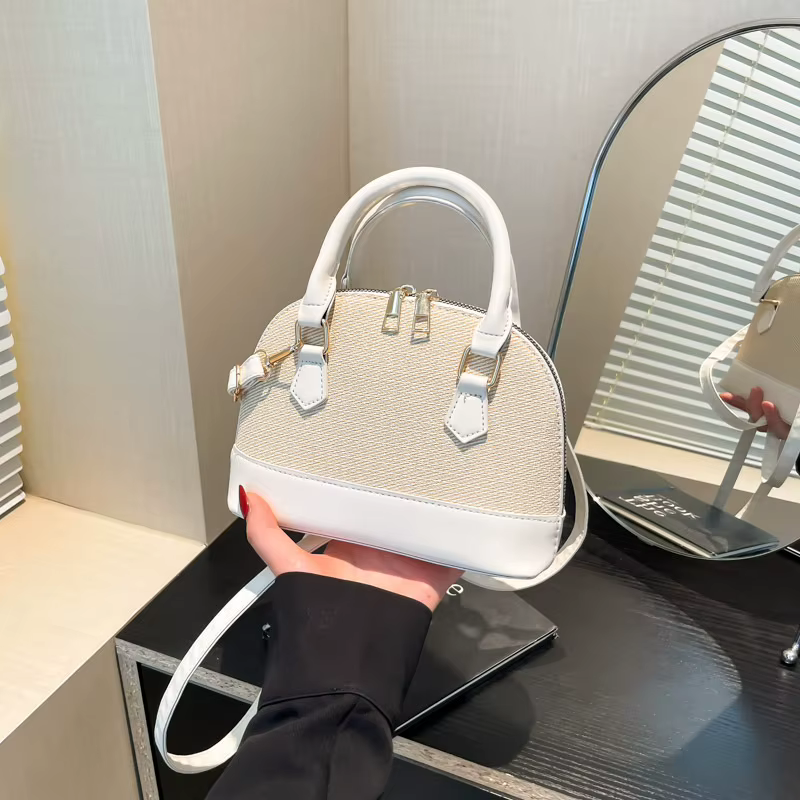 Femmes coquille sac à bandoulière nouveau à la mode rétro épaule sac à main Simple élégant décontrac