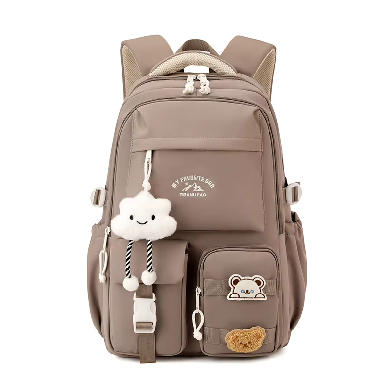 Sac à dos quotidien de Style coréen pour femmes, sac à dos de voyage en tissu nylon imperméable, sac