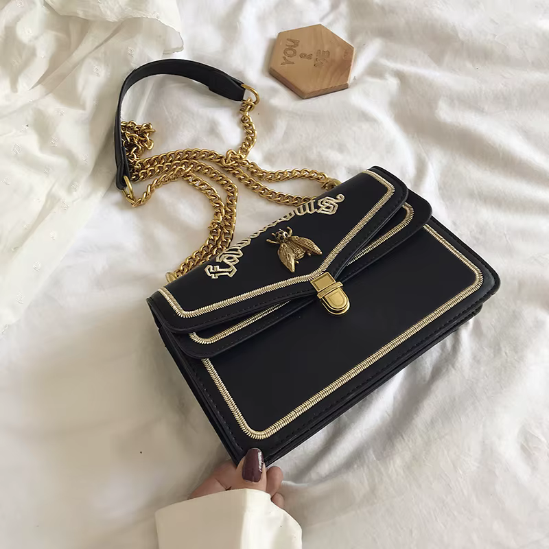 Marque de luxe femmes sac à main 2025 nouveau rétro abeille femme sac à bandoulière Simple fil à bro