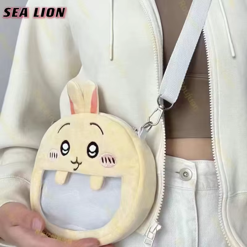 Sac à bandoulière et sac à dos mignon Xiao Hachi Ours autoironique Yiji Usagi, porte-monnaie Hachiwa