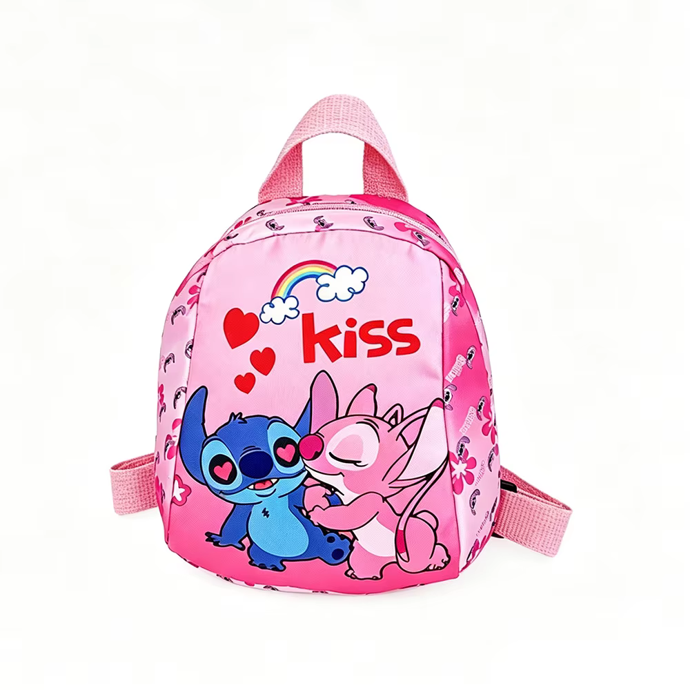 Sac à dos Stitch Angel Anime Nouveau Imprimé Dessin Animé Mignon Sac à Bandoulière Tendance Décontra