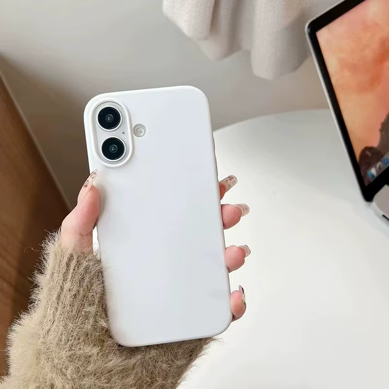 Coque de téléphone en Silicone liquide coloré, étui pour iPhone 17 16 15 14 13 12 mini 11 Pro X XR X