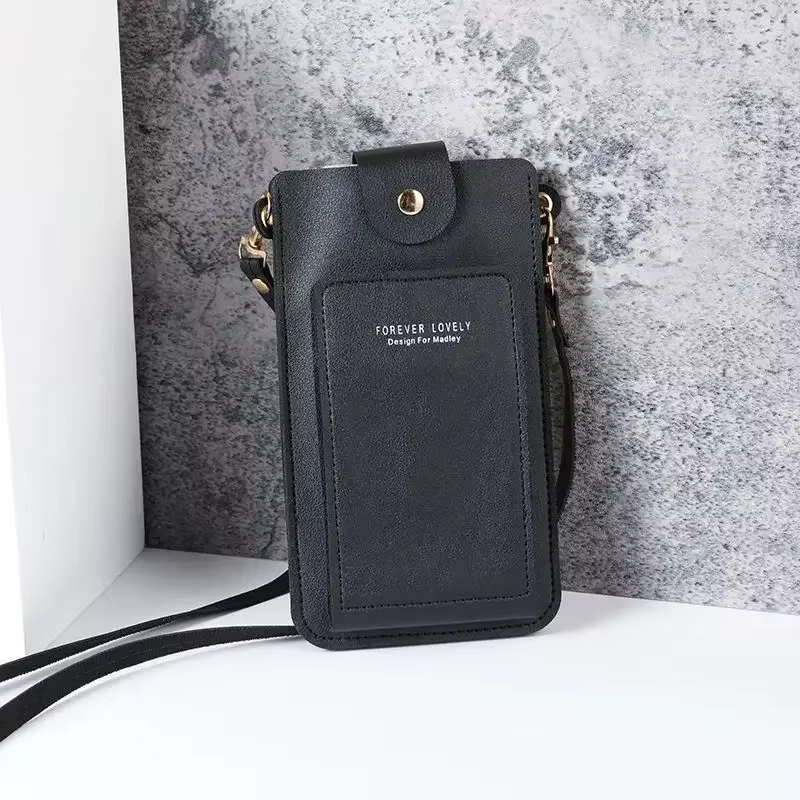 Sac à bandoulière pour téléphone portable pour femmes et filles, support universel pour téléphone po