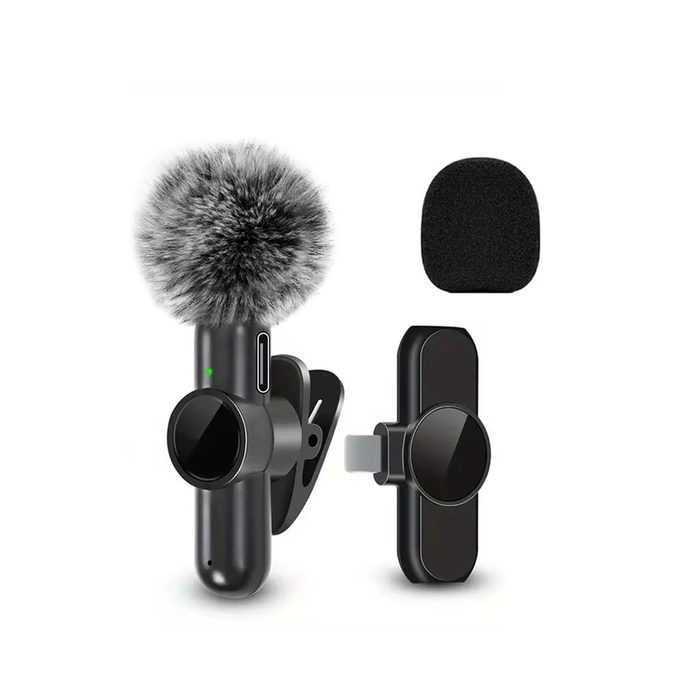 Microphone lavalier sans fil, mini microphone, adapté au streaming en direct mobile, l'enregistremen