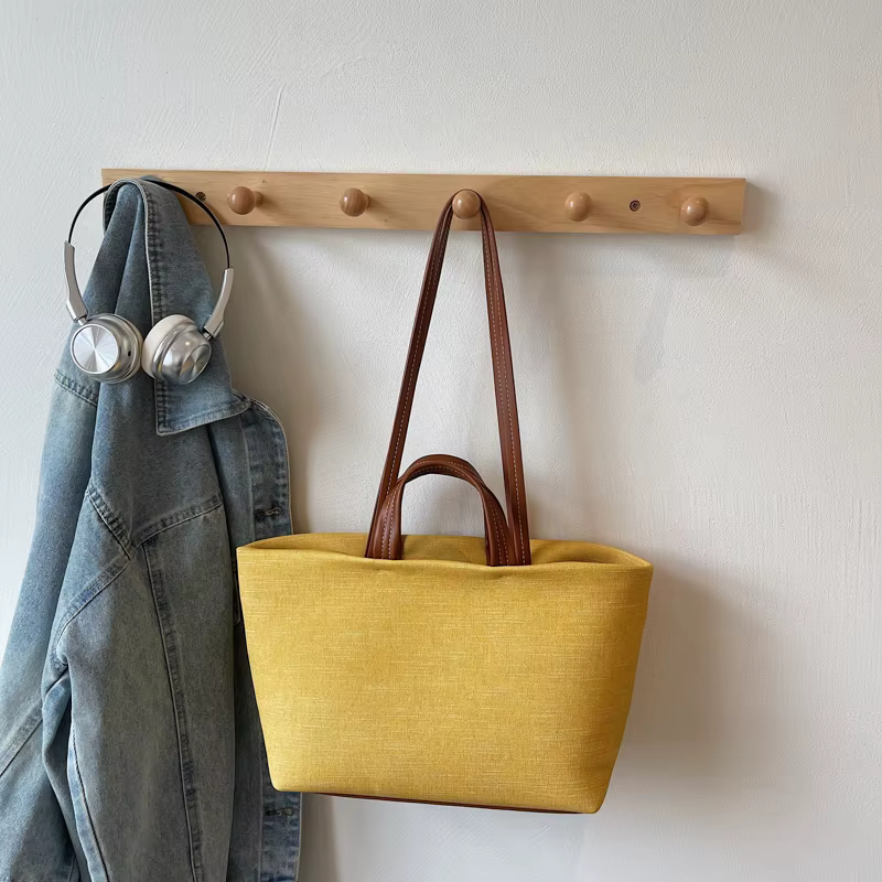 Sac à Main fourre-tout décontracté Simple de grande capacité pour femmes, Vintage Denim bleu toile, 