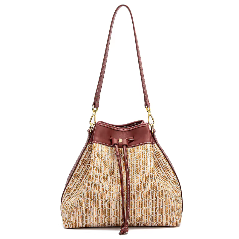 CHCH sac à bandoulière pour femme automne nouvelle Texture tricotée sac à main Simple marron décontr