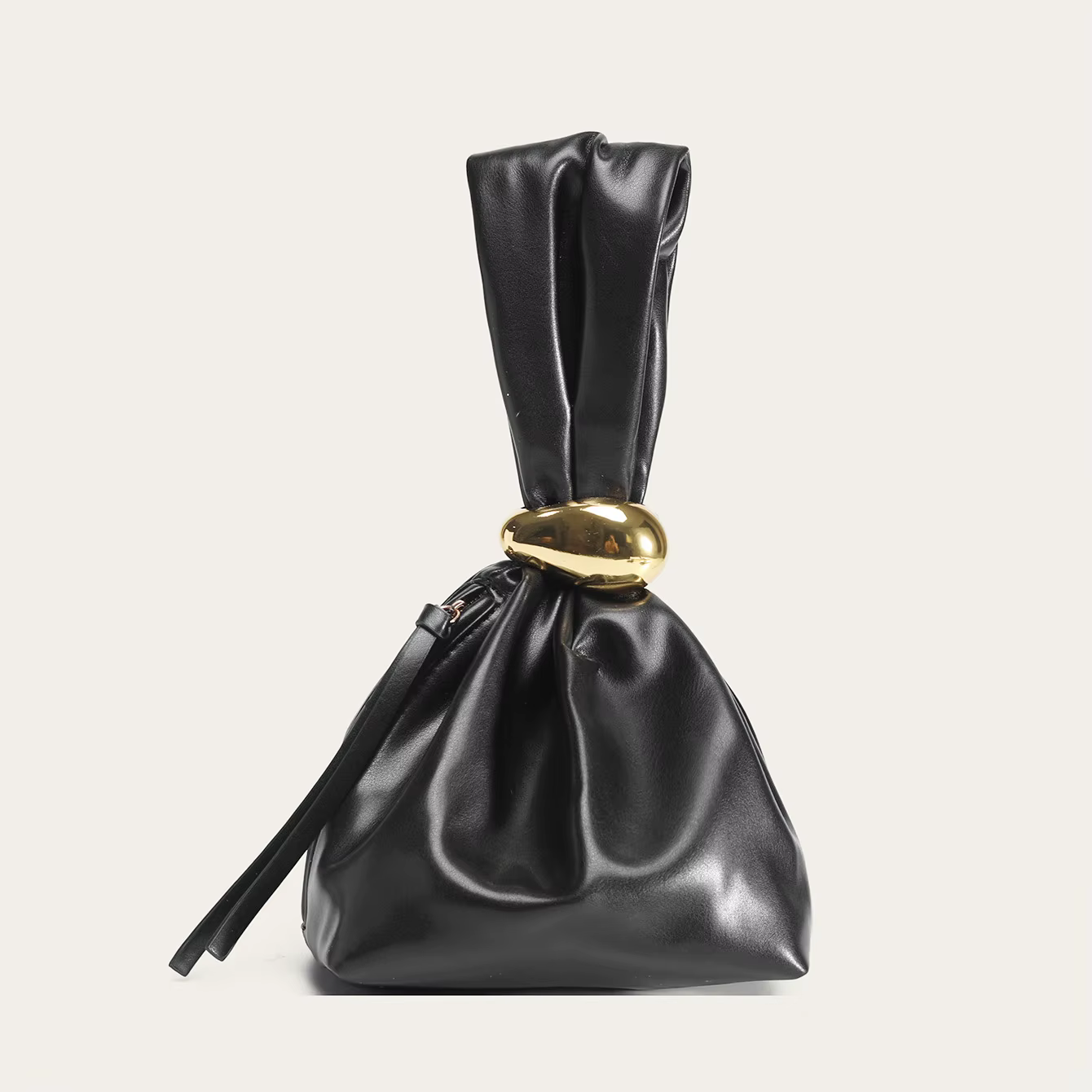 Sac à main pour femme tendance, sac seau décontracté en cuir PU rétro, sac à main de créateur pour f
