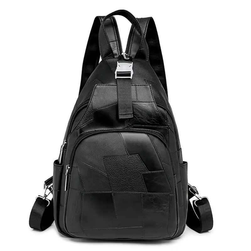 Sacs à dos multifonctions en cuir PU pour femmes, sacs à dos d'école pour dames, pack de poudres de