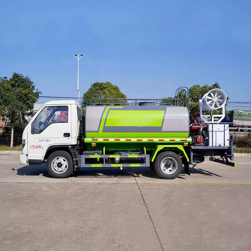 Foton 3000 litres Mini camion de réservoir d'eau camion d'arrosage Bowser d'eau avec canon à brouill