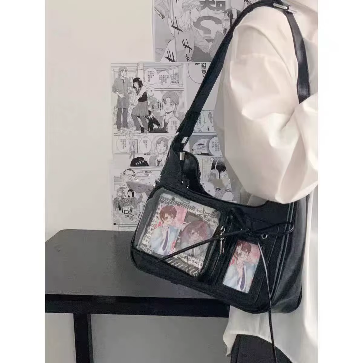 Version petite carte polyvalente originale et Anime Itabag petite foule conception une épaule sac de