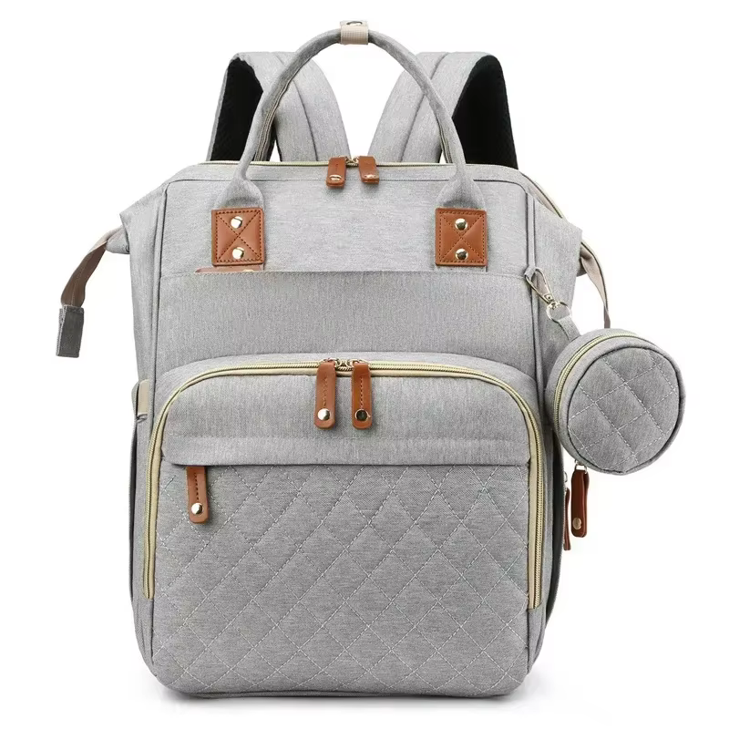 Sac à dos pour maman avec berceau pliable, matelas souple, sacs multifonctionnels pour maman, sacs d
