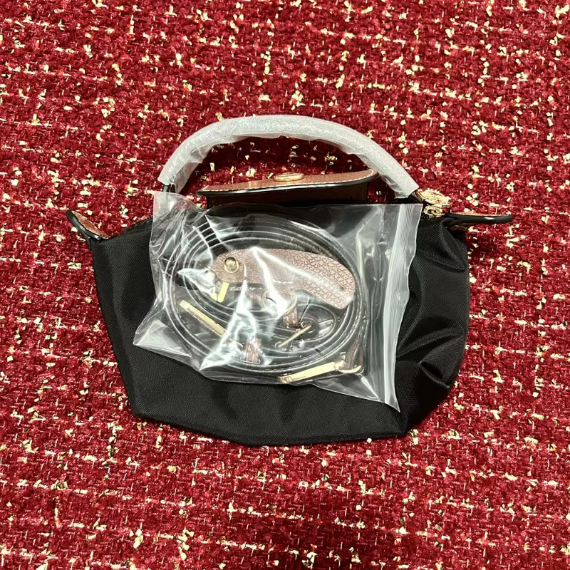1 ensemble de sacs à bandoulière en nylon imperméable LC de haute qualité pour femmes, sac à main dé