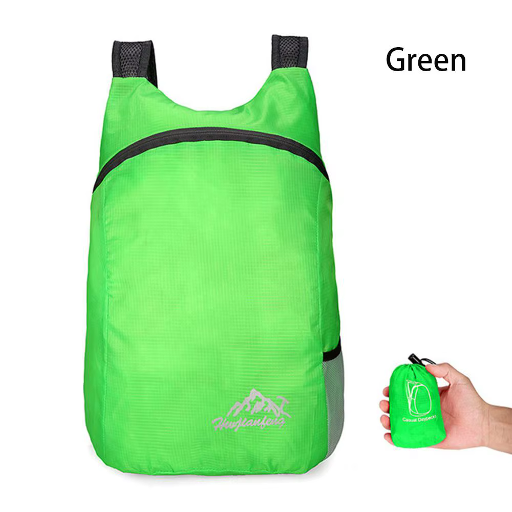 Sac à dos pliable ultraléger léger, sac de jour de voyage pratique, sac à dos étanche, extérieur, 20