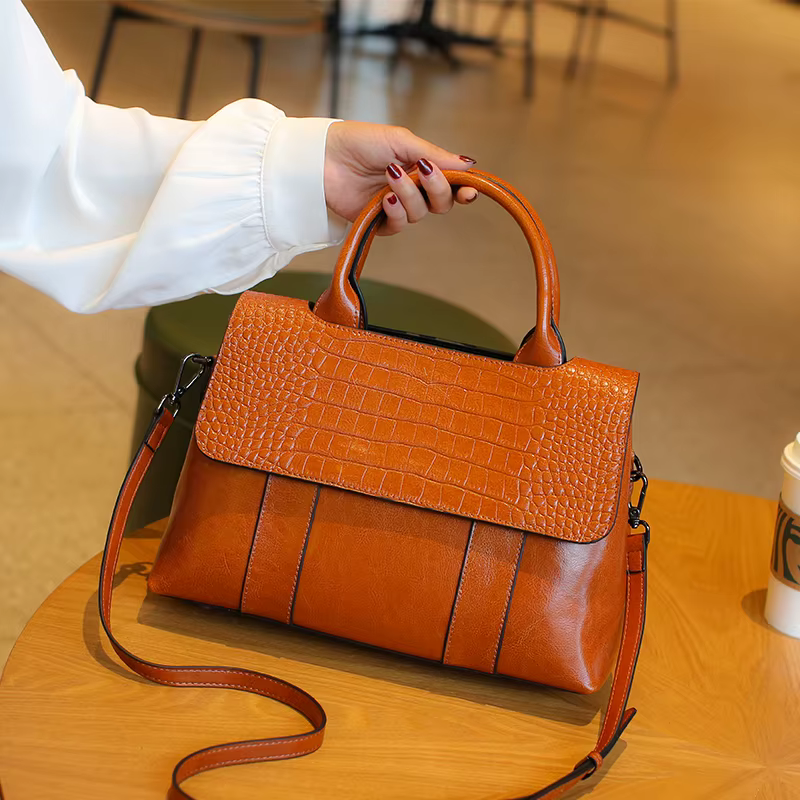 Sac à bandoulière en cuir véritable de vache pour femmes, sacs à bandoulière de luxe de styliste pou