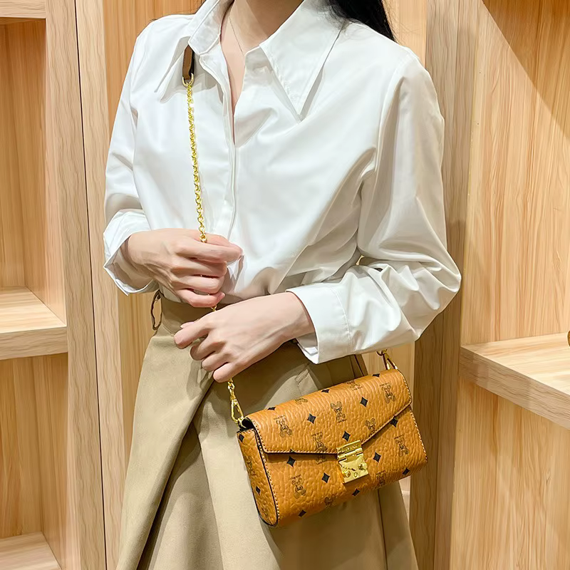 Sac à langer vintage de créateur classique : élégant sac messager bandoulière pour femme, style luxu