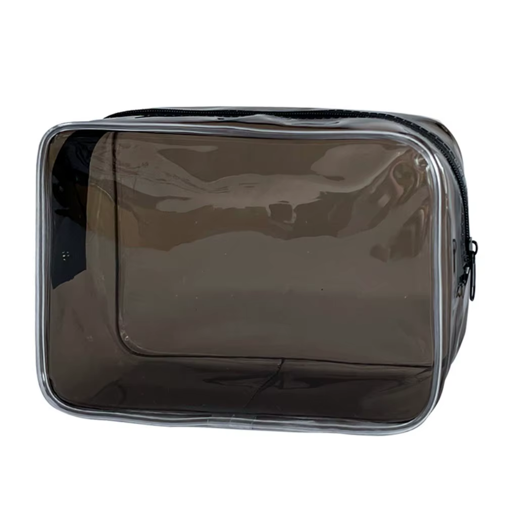 Sac à cosmétiques Transparent coloré, trousse de maquillage pour femmes, sac de lavage en gelée de P