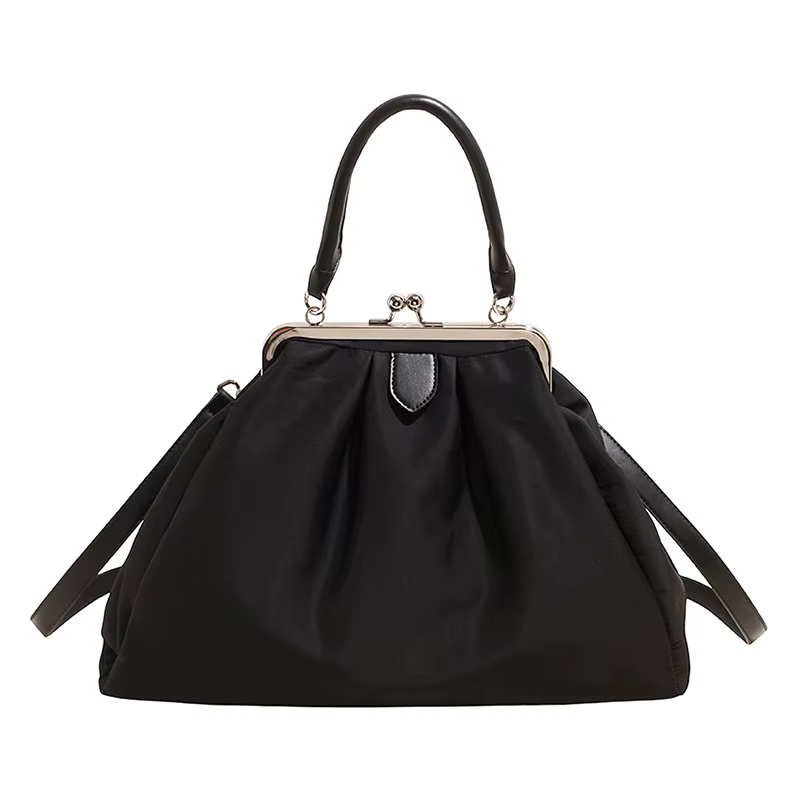 Sac à main pochette léopard pour femme avec fermoir métallique, sac à dos multifonctionnel, sac à ba