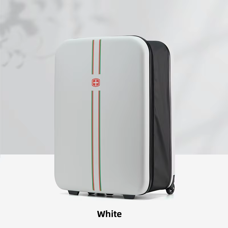 Valise trolley pliante 20/24 pouces, bagages pour voyages d'affaires, valise légère et pliable 