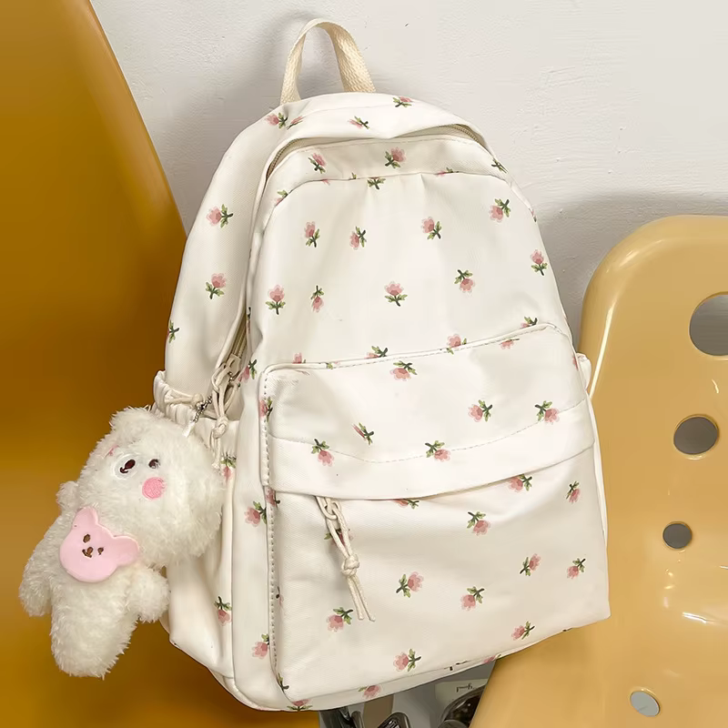 Sac à dos personnalisé pour tout-petits, sac à dos Floral brodé pour enfants, sac pour livre d'âge p