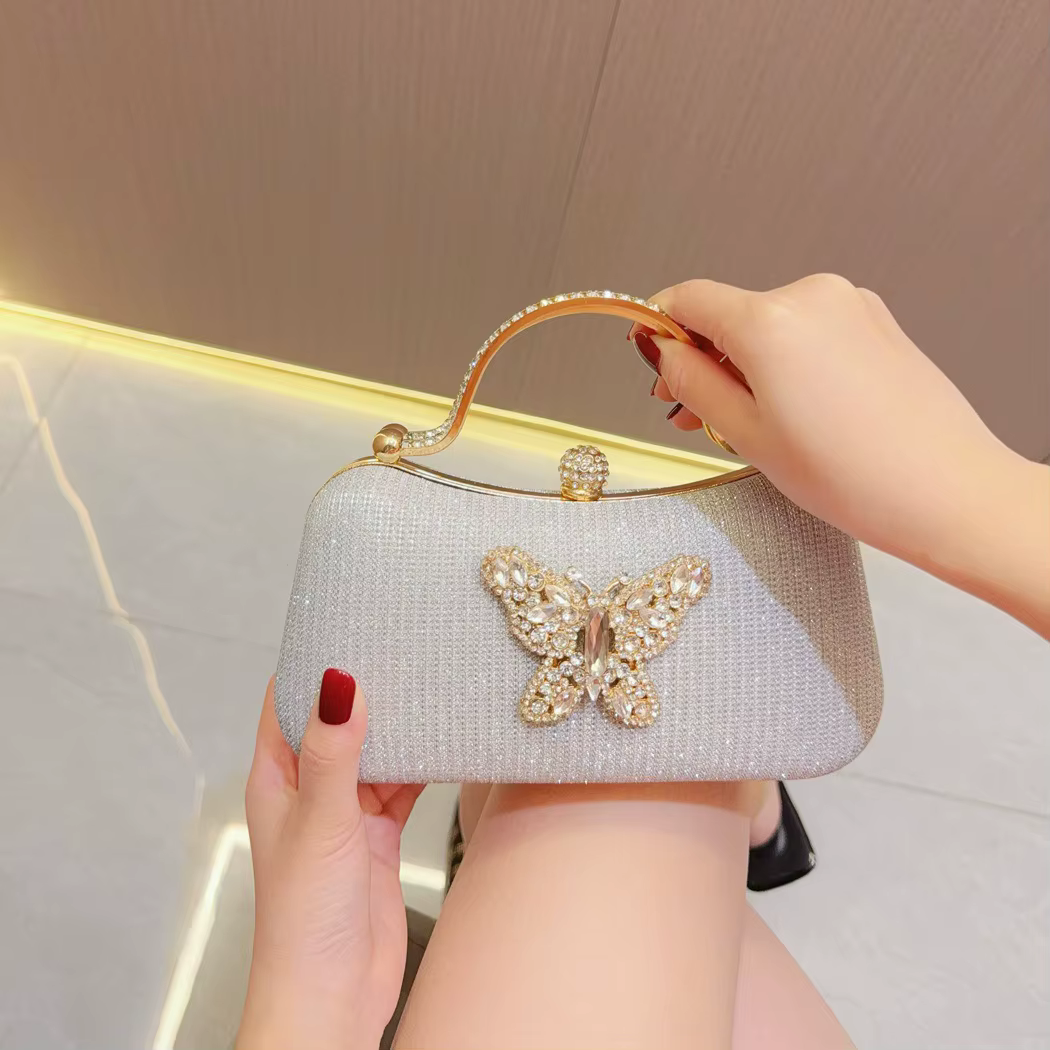Sac de soirée pour femme, petit sac à main en diamant pour mariage, anniversaire, banquet, dîner