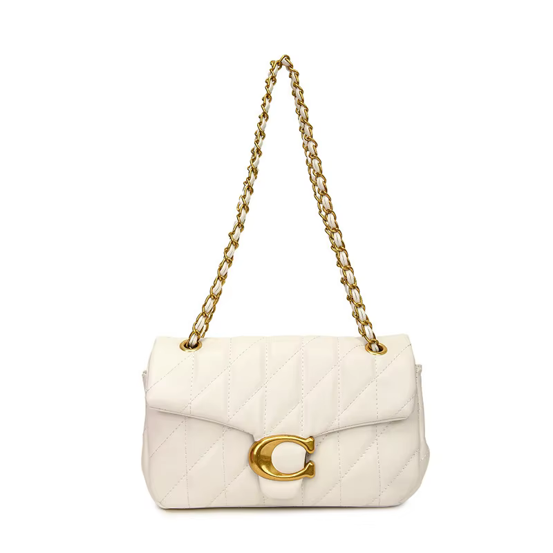 Sac à main féminin haut de gamme - Sac pour femme avec chaîne à motif diamant, petit sac carré tenda