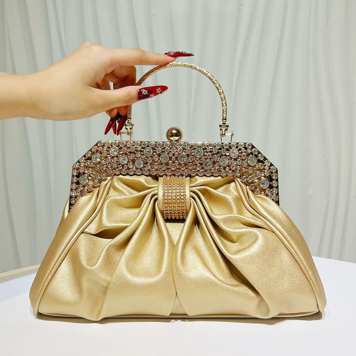 Pochette de soirée haut de gamme pour mondaine, mini pochette, sac à bandoulière, sac de dîner