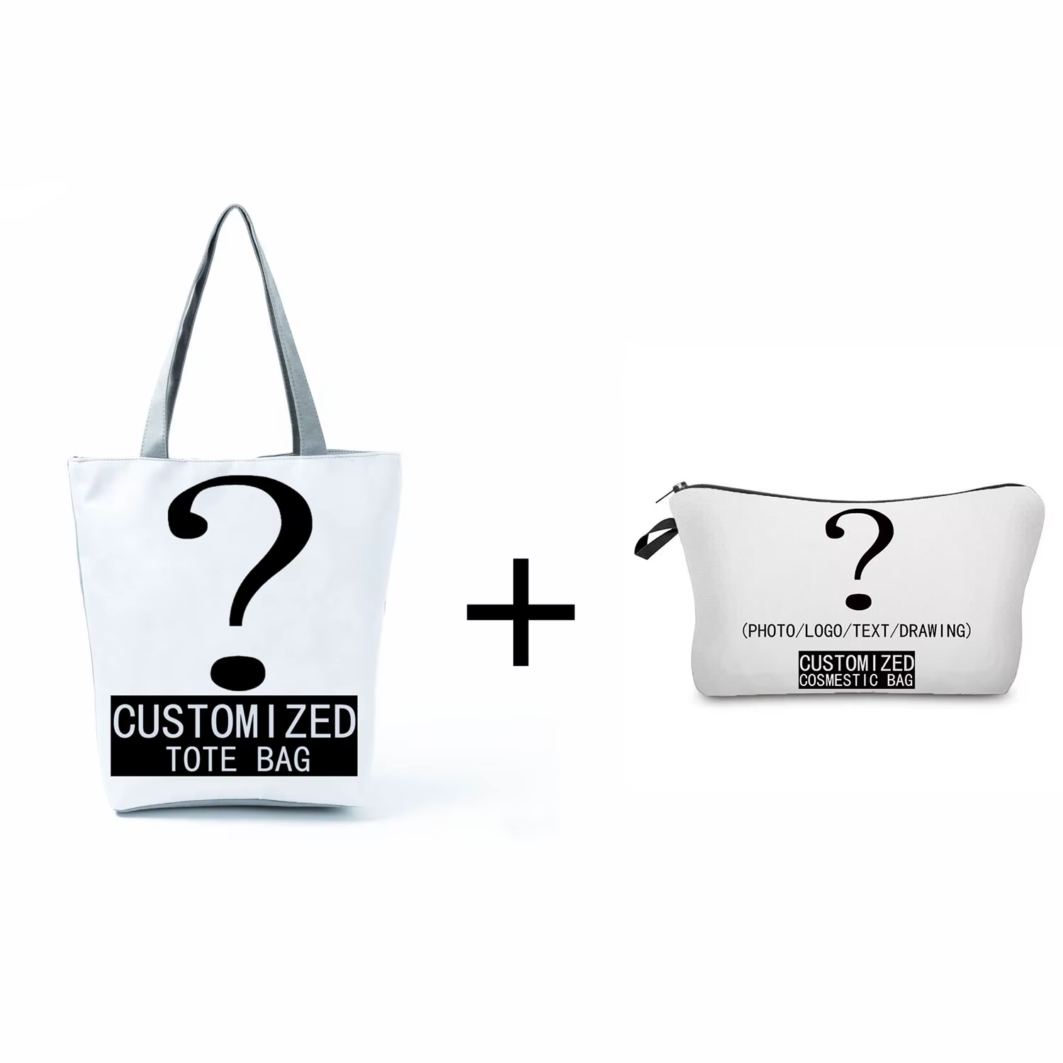 Personnel personnaliser femmes sac fourre-tout avec Logo imprimé personnaliser vos photos sac à prov