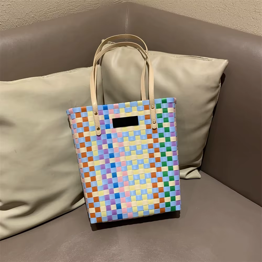 Sac tissé thaïlandais fait main d'été 2026, nouveau style, sac à main panier de légumes, haute quali