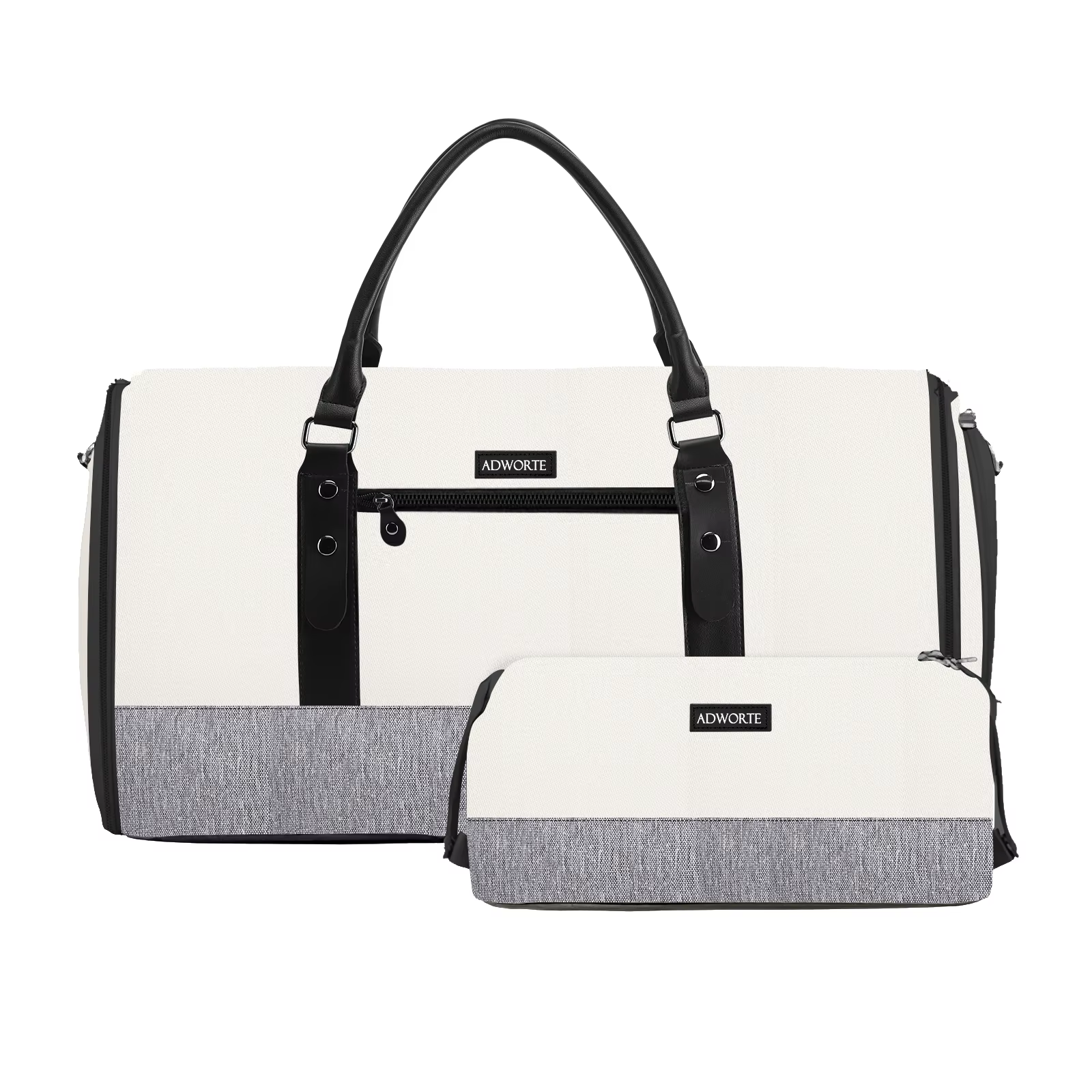 Sac à vêtements de voyage, sacs polochons convertibles pour vêtements combinés avec compartiment à c