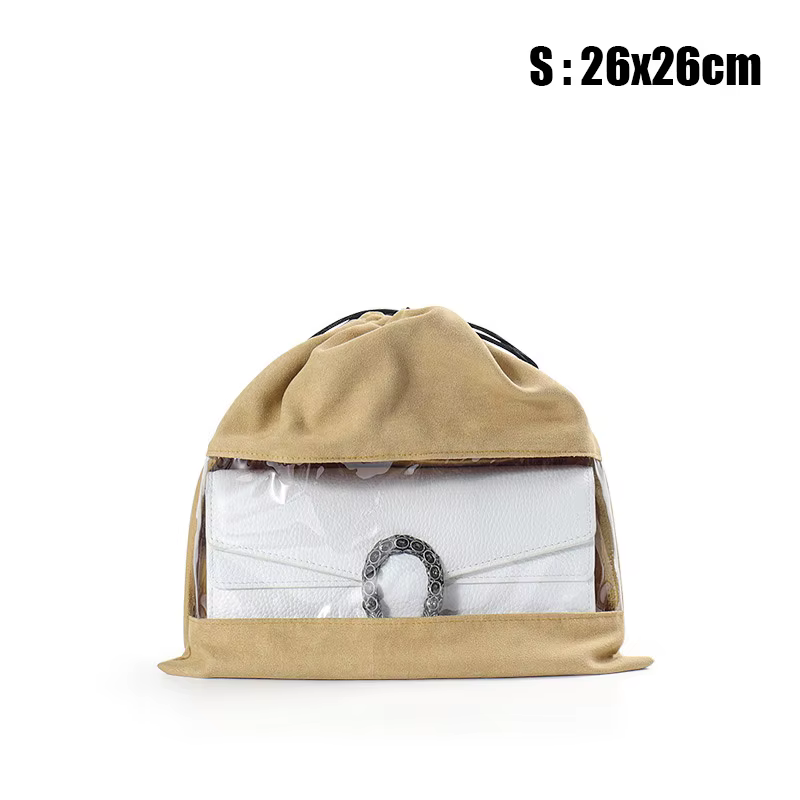 Sac en velours, sac anti-poussière, Transparent, respirant, résistant à l'humidité, sac de rangement