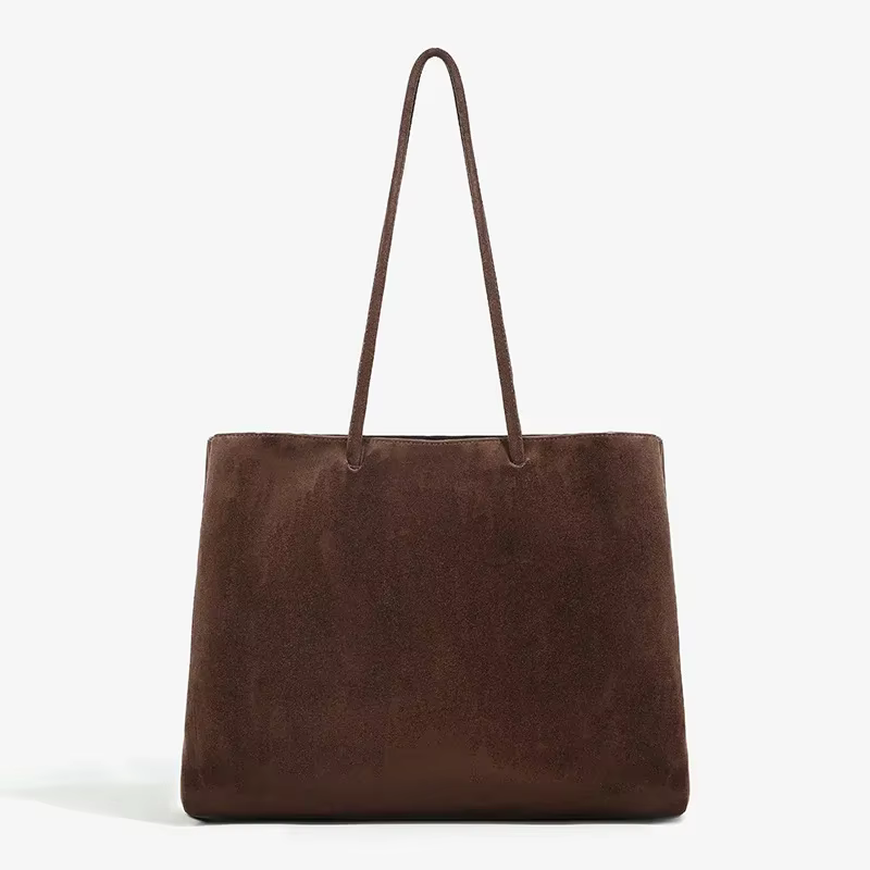 Sac à bandoulière sous les bras en daim de luxe, sac fourre-tout élégant et Simple de grande capacit