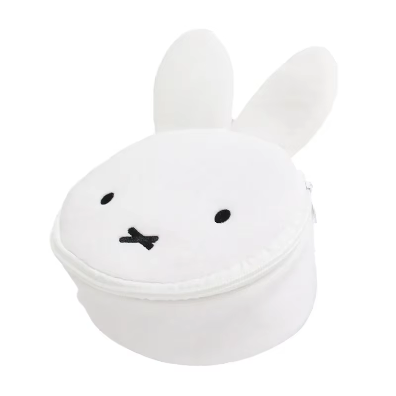 Sac de rangement portable multifonctionnel Kawaii Anime Cartoon Miffy pour cosmétiques et articles d