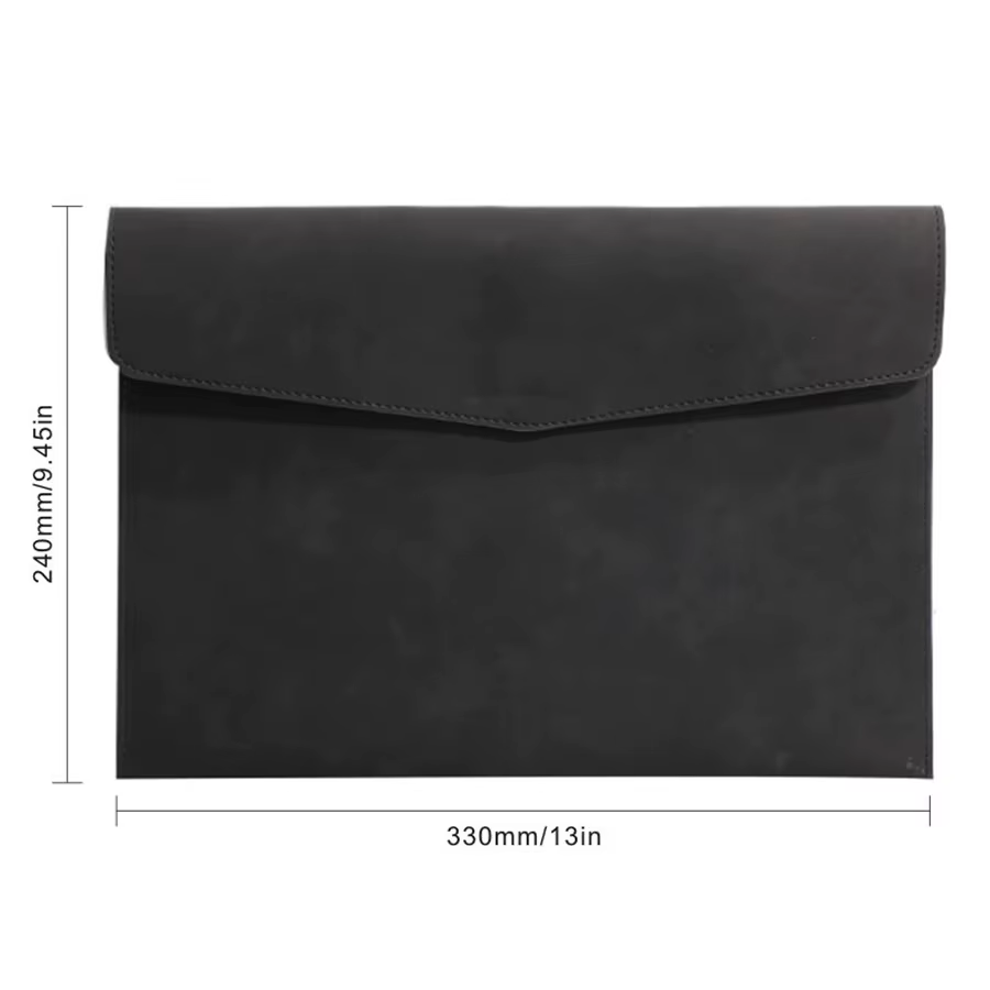 Sac à documents A4 en cuir PU, 7 couleurs, dossier pour le bureau et les voyages, organisateur éléga