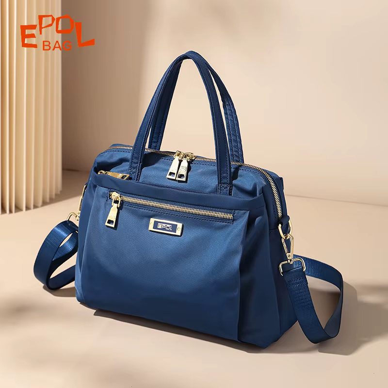 EPOL grande capacité femmes sacs à main tissu haute qualité mode sacs à bandoulière plusieurs poches