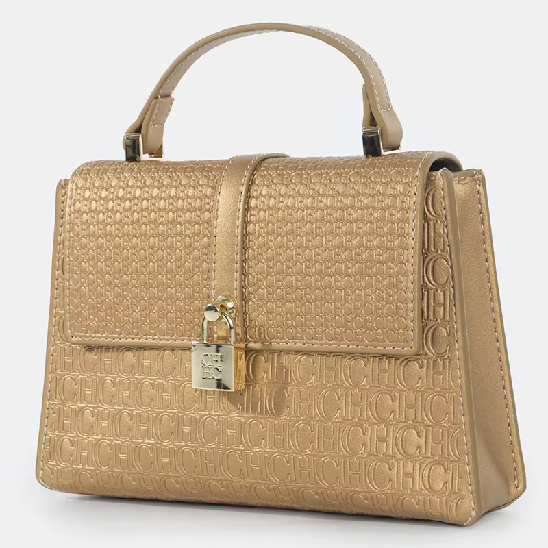 Sac à main pour femme CH, quincaillerie dorée, sac pour femme, design vintage, bureau, trajet quotid