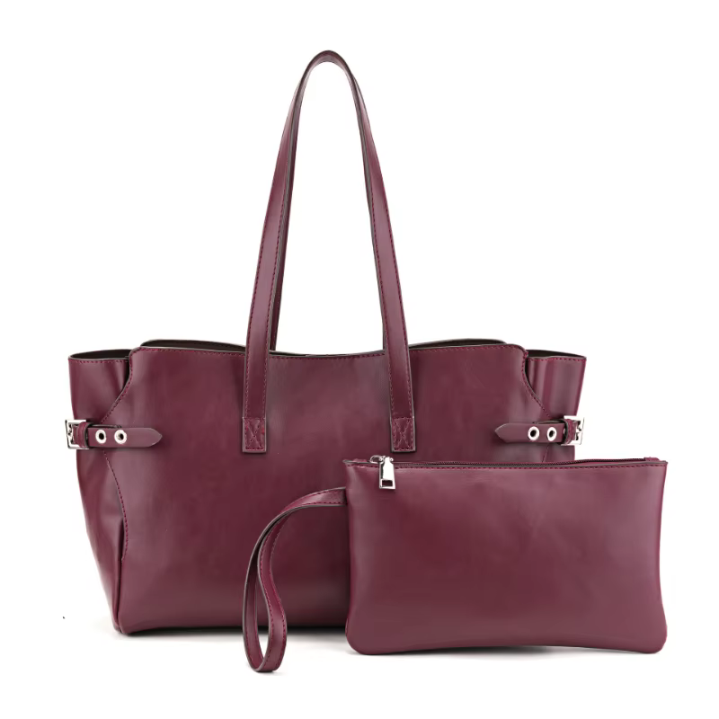 Ensemble de sacs : sac fourre-tout avec sac à main assorti, sac à bandoulière sous les bras pour fem