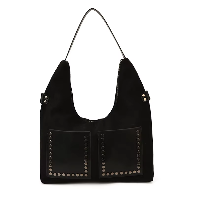 PU paillettes fermeture éclair Patchwork fourre-tout décontracté 2026 nouveaux sacs de mode grande c