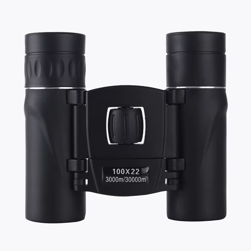 100x22 Mini Portable Hd Jumelles 30000m Longue Portée Pliant Bak4 Fmc Optique Pour La Chasse Sports 