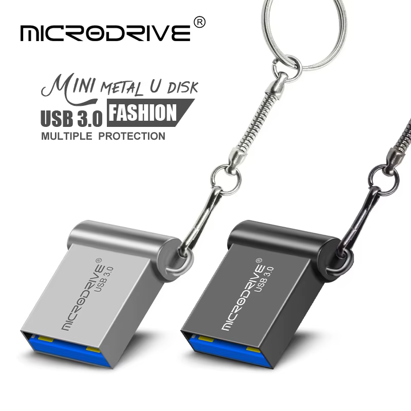 Mini clé USB 128 go 64 go 32 go 16 go clé USB 3.0 en métal clé USB 3.0 haute vitesse 128 go 64 go di