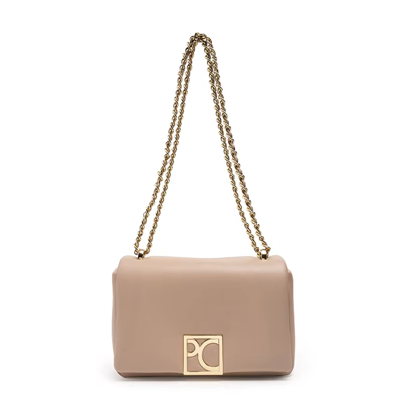 Sac à bandoulière PG pour femmes, sac à main en cuir lisse de qualité supérieure, sac à bandoulière 