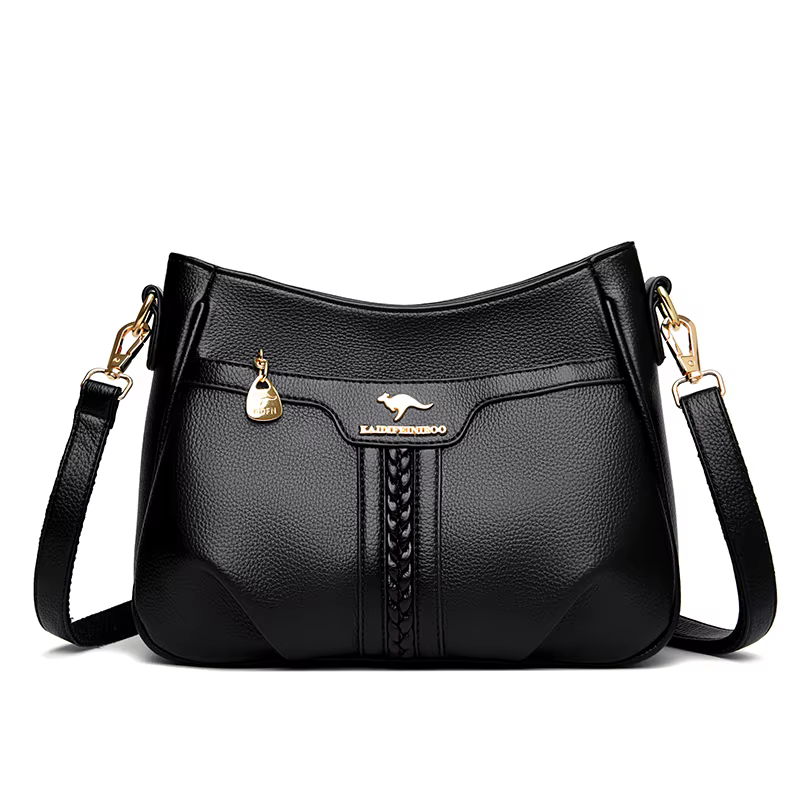 Véritable haute qualité en cuir souple femmes sac à main tendance concepteur femme sac à bandoulière