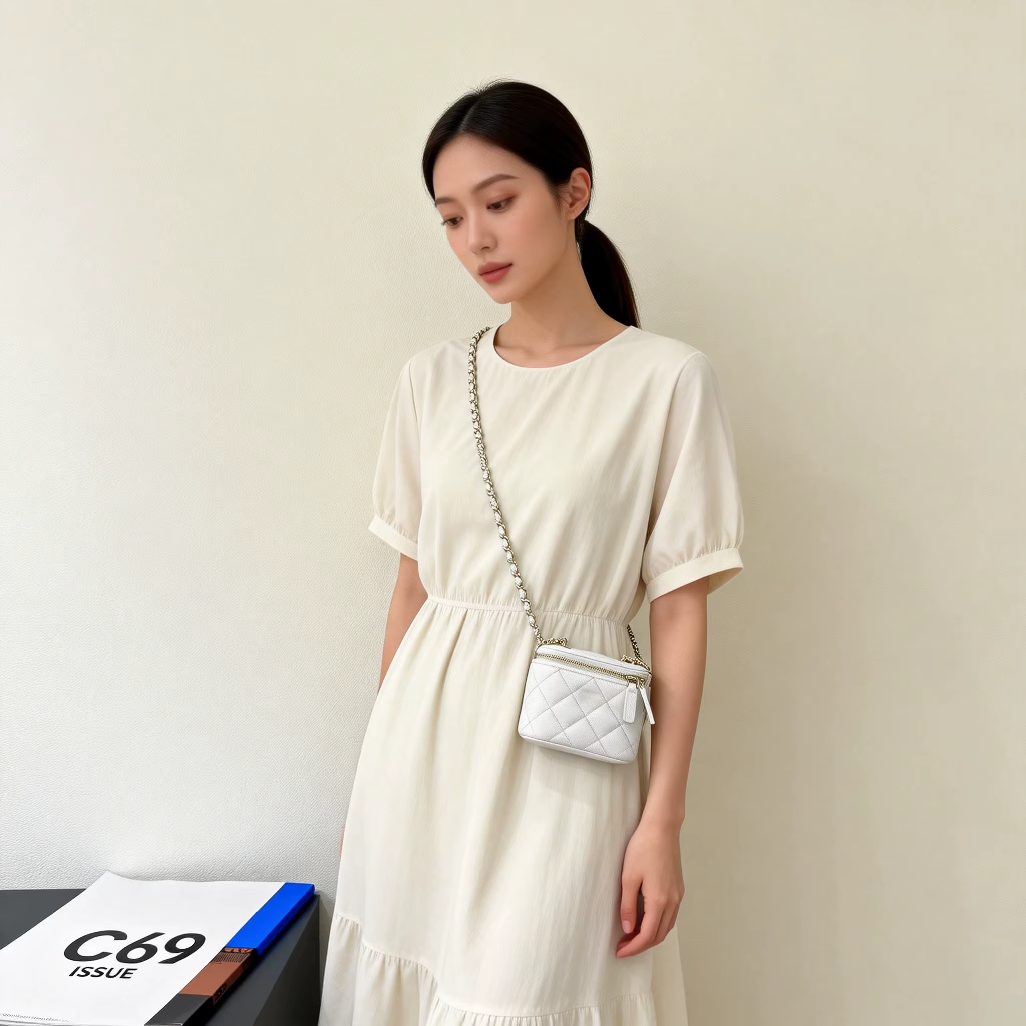 Sac à main pour femme, sac bandoulière carré avec chaîne, pochette élégante pour femme, style urbain