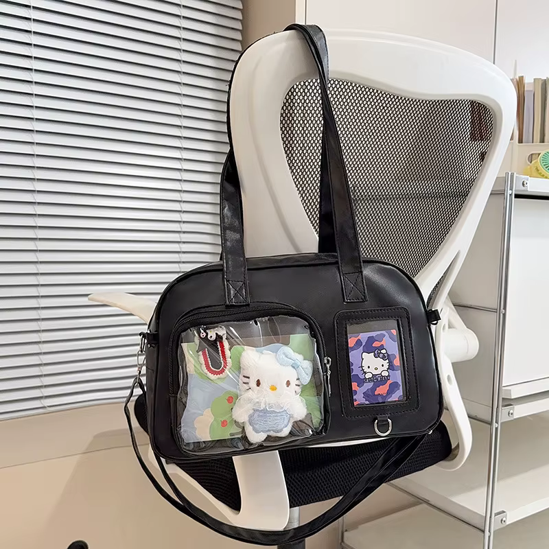 Sac tendance grande capacité double usage pour femme, sac bandoulière quotidien pour étudiante, sac 