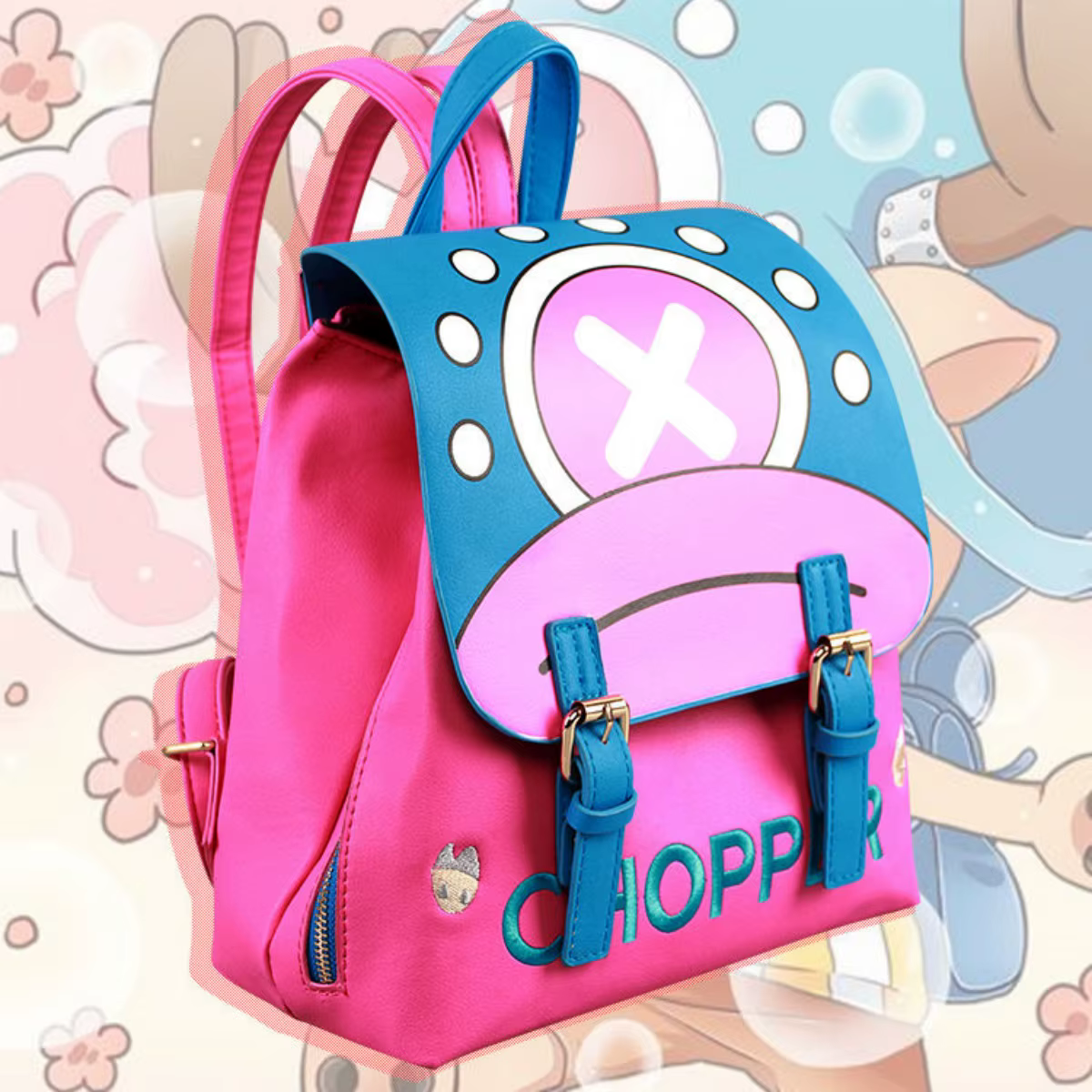 Sac à dos Chopper une pièce, sac à bandoulière périphérique Anime, sacs d'école de grande capacité, 