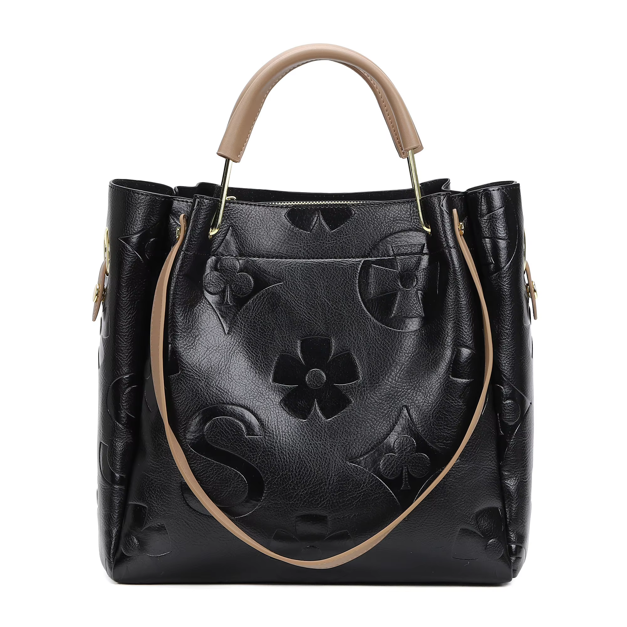 Ensemble de sacs à main avec poignée supérieure, grand sac à bandoulière en cuir végétalien, sac sea
