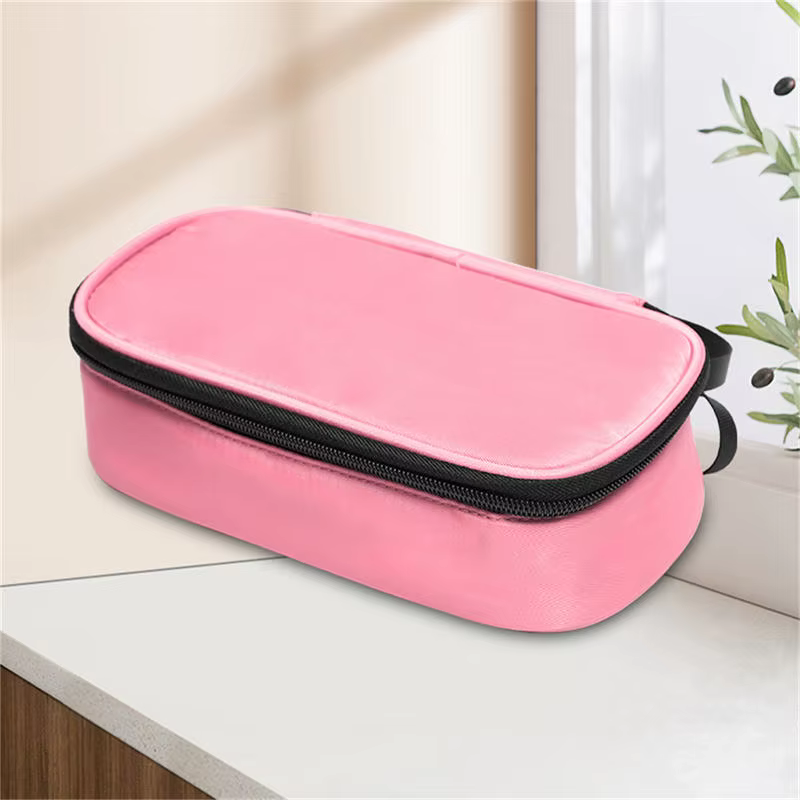 Sac à insuline portable, mini sac étanche, grande capacité, sac d'isolation portable pour voyage en 