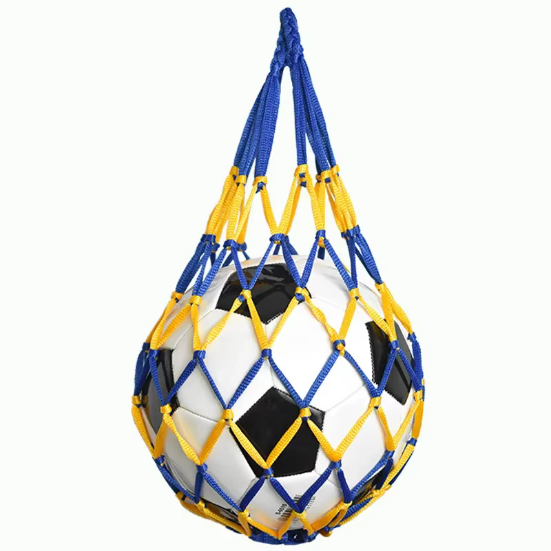 Sac en filet de Football en Nylon, 1 pièce, sac de rangement audacieux, sac de transport de balle un
