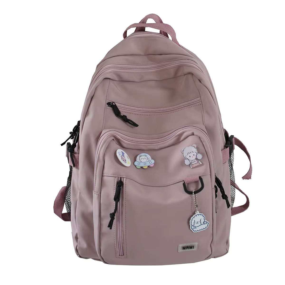 Mode grand étudiant sac à dos nouveau Badge sac à dos filles sac d'école haute capacité femmes sac à