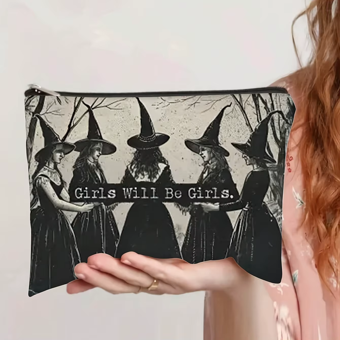 Trousse de maquillage de sorcière mystique et au clair de lune Illustration de sorcières enchanteres